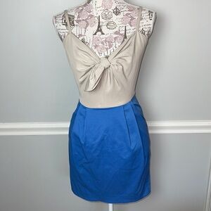 H + M Blue Khaki Dress 2